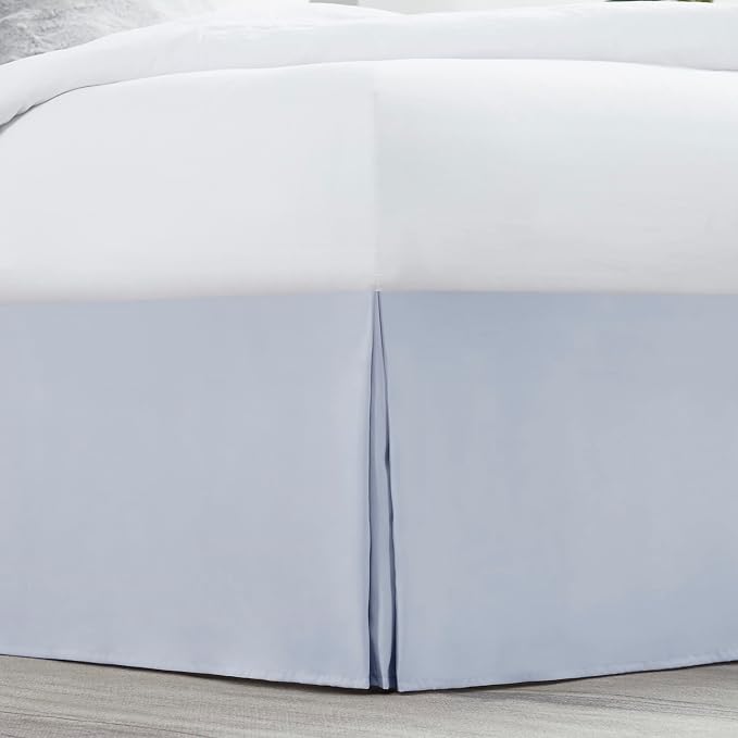 Nestl Ice Blue Twin Bed Skirt - Image 2