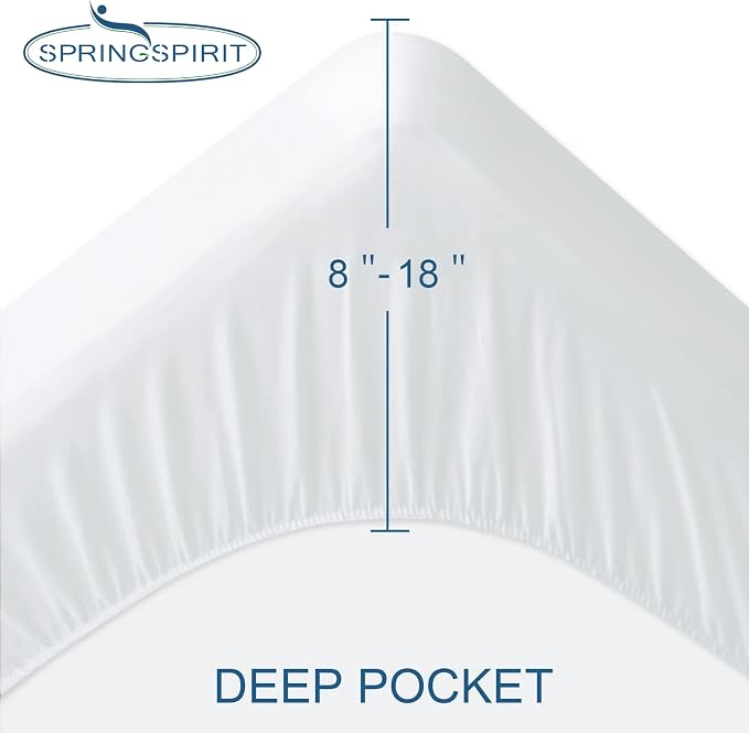 2 Pack Queen Mattress Protector Waterproof Mattress Topper Pad Cover Fitted - Image 2