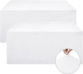 Nasitos White Fitted Table Covers by Nasitoshomedecor