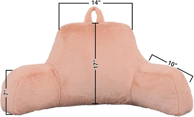 Holawakaka Reading Pillow for Sitting up in Bed Sofa Kids Teens, Backrest Pillow - Image 4