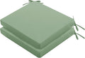 Outdoor Chair Cushions Set of 2: Waterproof & Fade Resistant Deep Seat Cushion by SUMMSUN