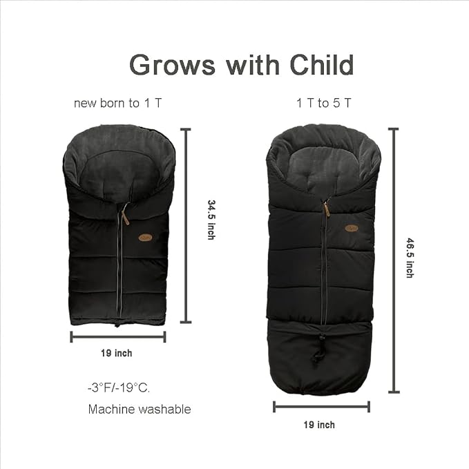 CozyMe Stroller Footmuff, Length Adjustable Fits - Image 2
