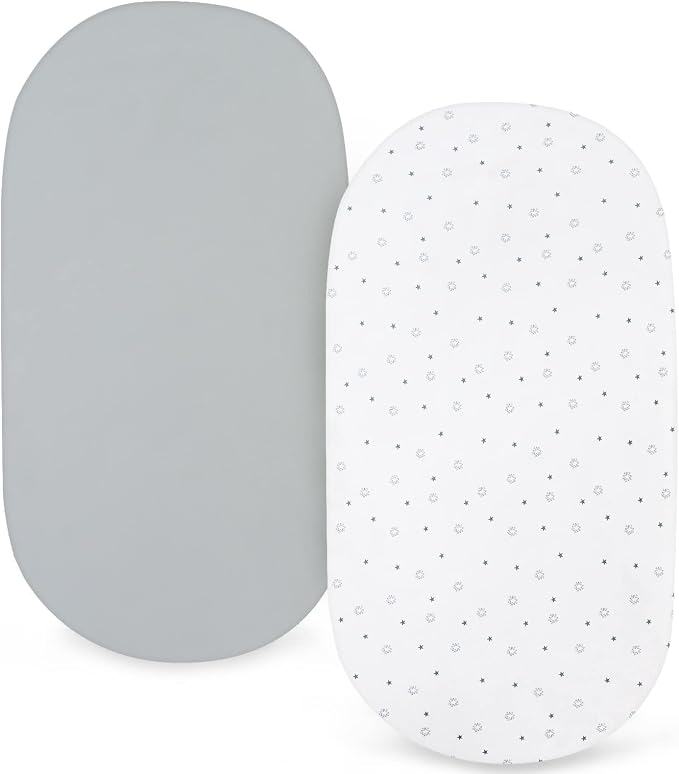 Bassinet Sheets 15" x 30", Fit for Fisher Price Soothing Motions, Rock - Image 2