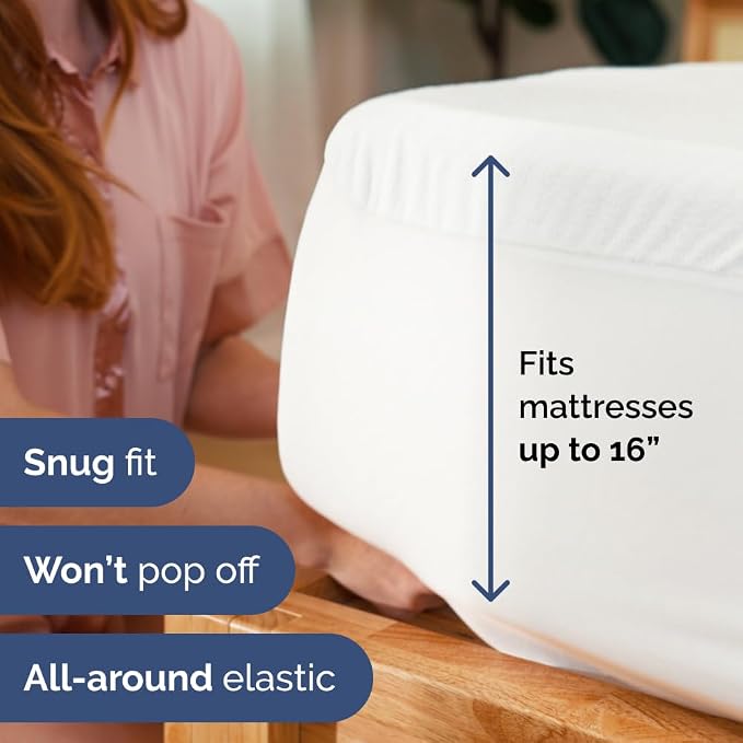 100% Waterproof Mattress Protector Or Your Money Back King Size-Premium Fitted - Image 4