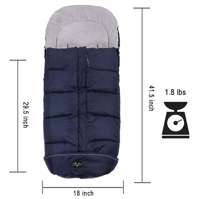 CozyMe Stroller Footmuff, Insulated Stroller Blanket Evelution - Image 2