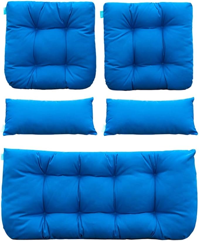 QILLOWAY Outdoor Patio Wicker Seat Cushions Group Loveseat/Two U-Shape/Two by QILLOWAY