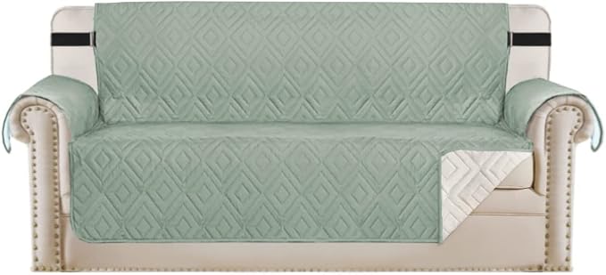 H.VERSAILTEX Reversible Sofa Slipcover Furniture Protector Water Resistant 2 by HVERSAILTEX