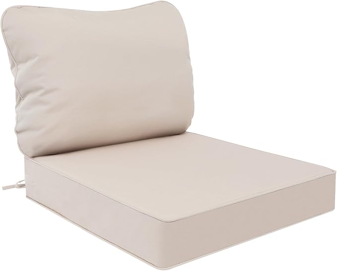 AAAAAcessories Outdoor Deep Seat Cushions, Waterproof, Fade-Resistant Patio by AAAAAcessories