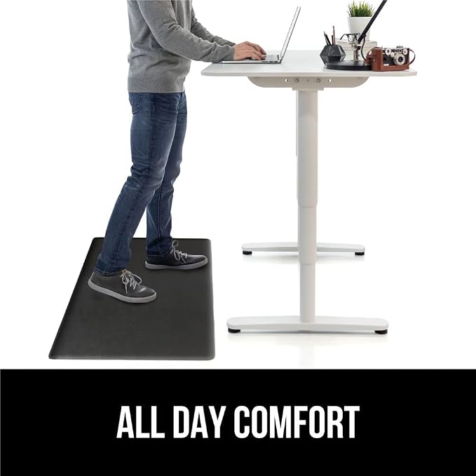 GORILLA GRIP 2 Pack Comfortable Cushioned Kitchen Mats - Image 5