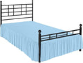 Ruffle Bed Skirt with Split Corners, Microfiber Dust Ruffled by Non-StickyCotton