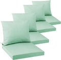 Outdoor Seat Cushion Set 22 x 22 In, Water-Resistant & Fade-Resistan, Patio by Unknown