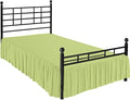 Ruffle Bed Skirt with Split Corners, Microfiber Dust Ruffled by Non-StickyCotton