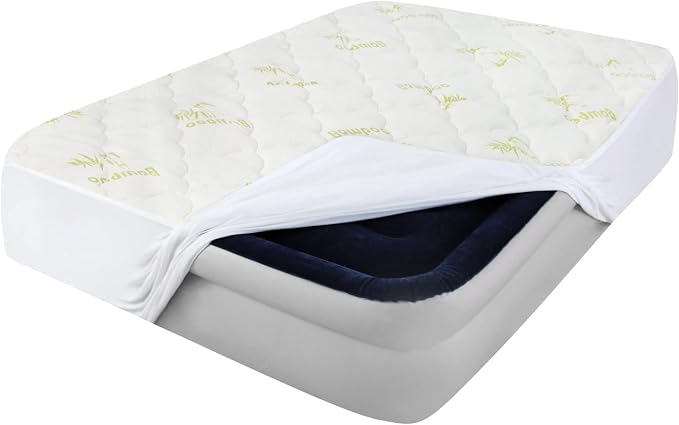 Twin Mattress Cover Air Mattress Topper, Viscose Made from Bamboo Mattress Pad - Image 5