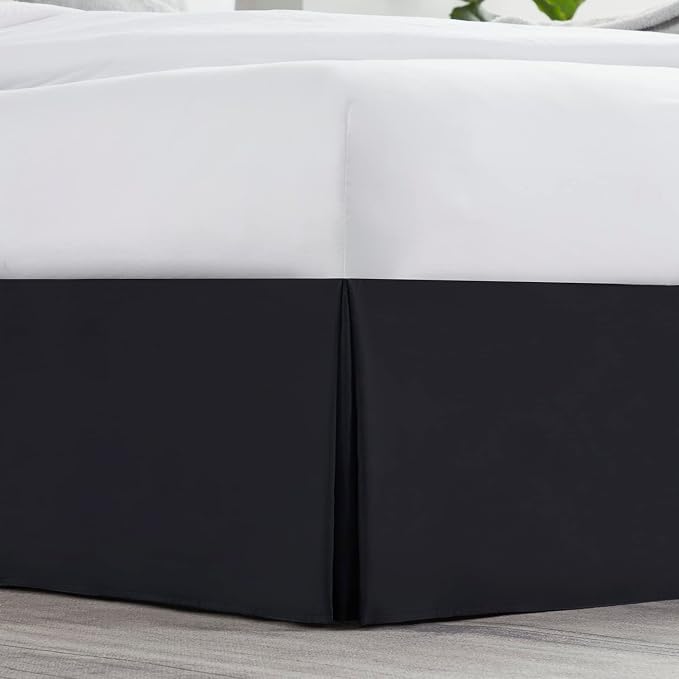 Nestl Black Bed Skirt Cal King Size - Image 2