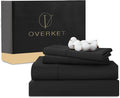100% Egyptian Cotton Sheets Cal King Sheet Set 4PCS 1000 Thread Count Sateen by overket