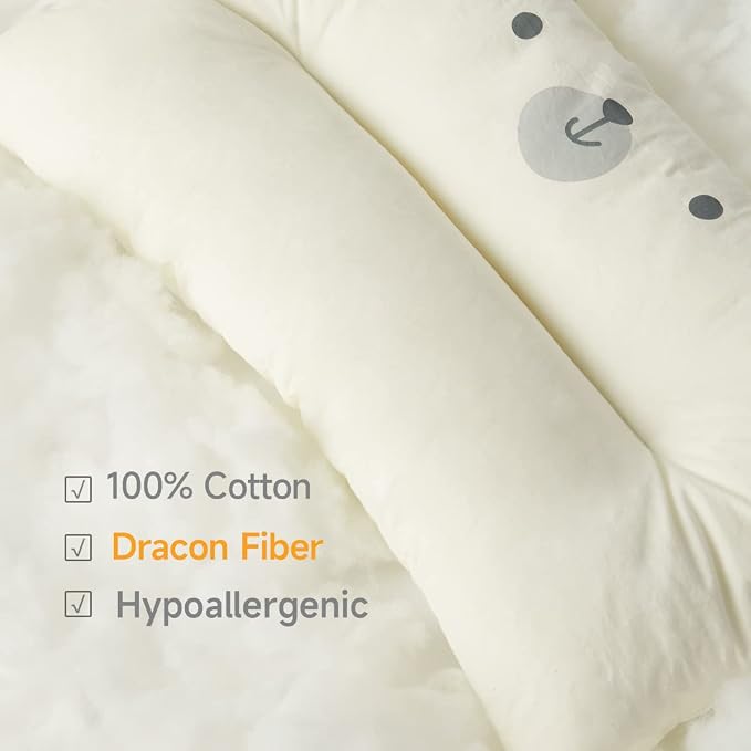 Choc chick Toddler Pillow, 20X14inches Machine Washable Soft Hypoallergenic - Image 7