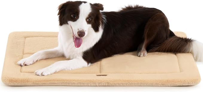 MADE 4 PETS Dog Crate Pad Bed for Large Dogs, Washable & Reversible, Anti-Slip by Made4Pets