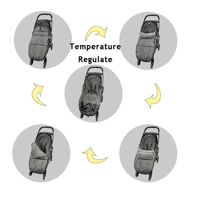 CozyMe Stroller Footmuff, Stroller Blanket - Image 2
