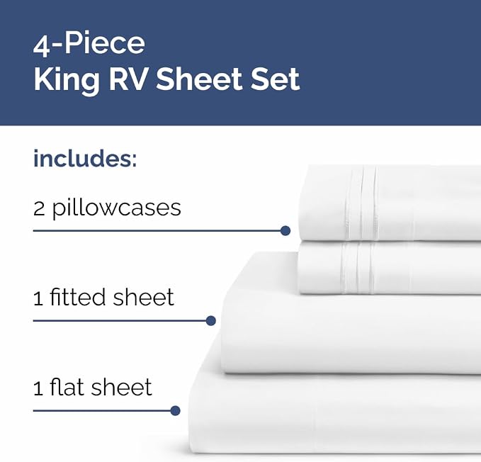 RV King Size Sheet Set 72 X 80 - Image 2