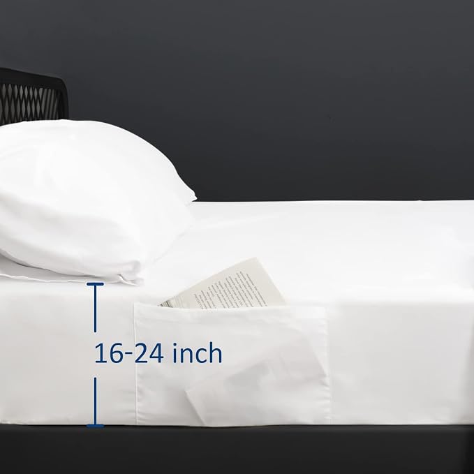Moonsea Extra Deep Pocket Air Mattress King Sheet Set - Image 4