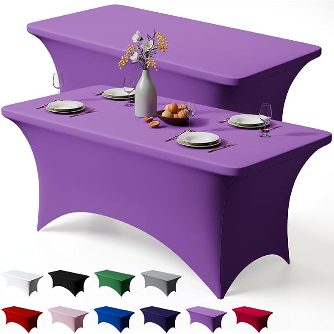 Trlyc 2 Pack 4FT Spandex Table Cloth by TRLYC