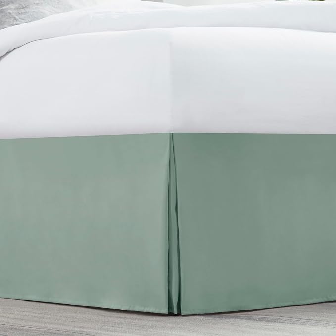 Nestl Sage Green Twin XL Bed Skirt - Image 2