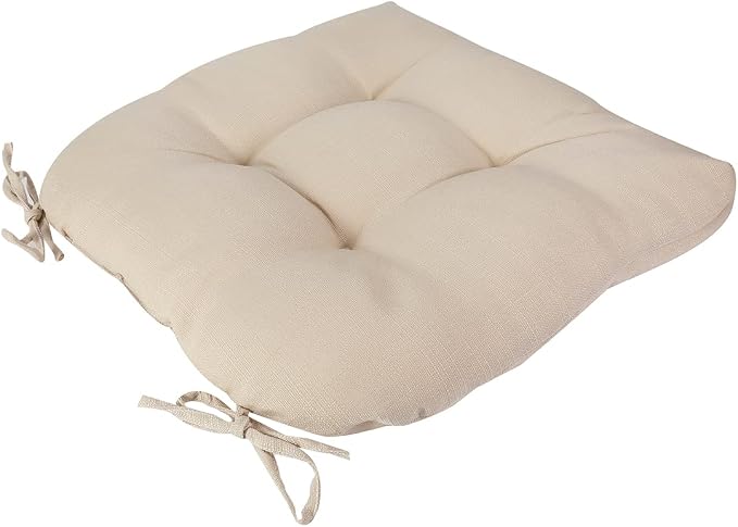 Outdoor Chair Cushions 19 x19 Inch, Water Resistant Tufted Seat Cushions 19" - Image 6