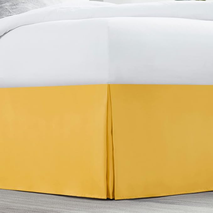 Nestl Yellow Bed Skirt Cal King Size - Image 2