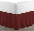 Bed Skirt - Ruffled Bed Skirt 12 Inch Drop Dust Ruffle - Dust Ruffle Bedskirt by Unknown