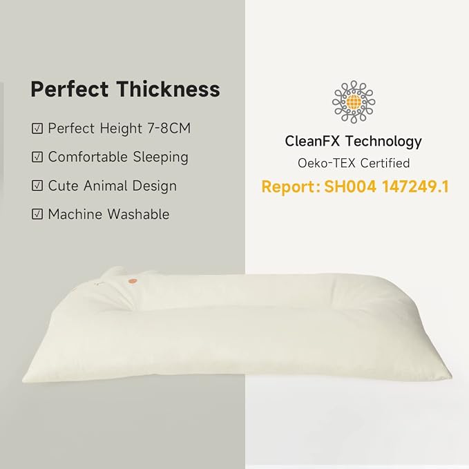 Choc chick Toddler Pillow, 20X12inches Machine Washable 100% Cotton Pillowcase - Image 9
