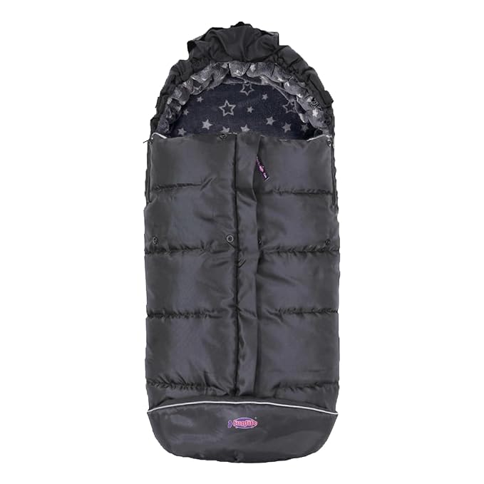 Front Height Adjustable Winter Waterproof Stroller Bunting Bag, Winter Stroller - Image 2