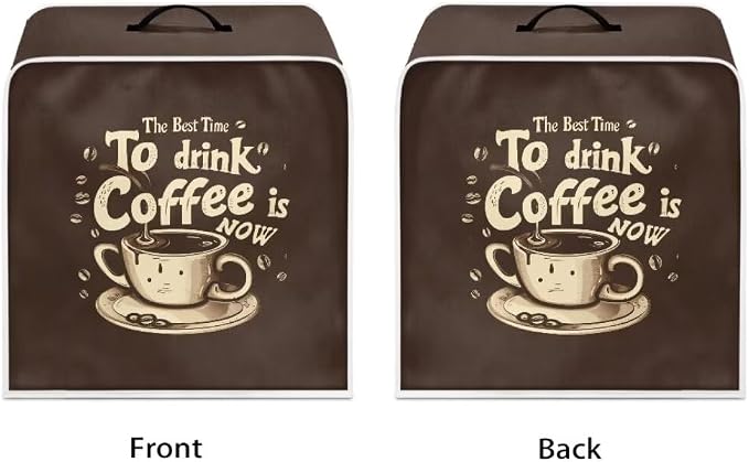 Mumeson Coffee Cup Coffee Maker Cover, Home Kitchen Appliance Cover Stain Dust - Image 2