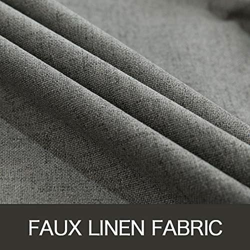 MIULEE Linen Blackout Curtains and Drapes 100% Room Darken Thermal Insulated - Image 5