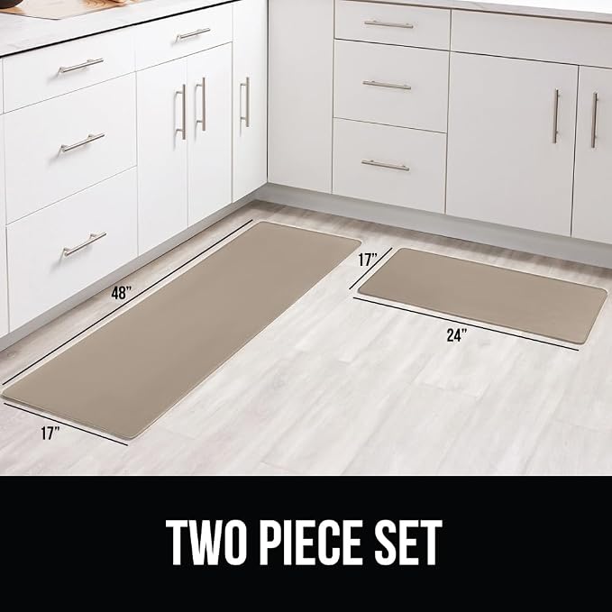 GORILLA GRIP 2 Pack Comfortable Cushioned Kitchen Mats - Image 6