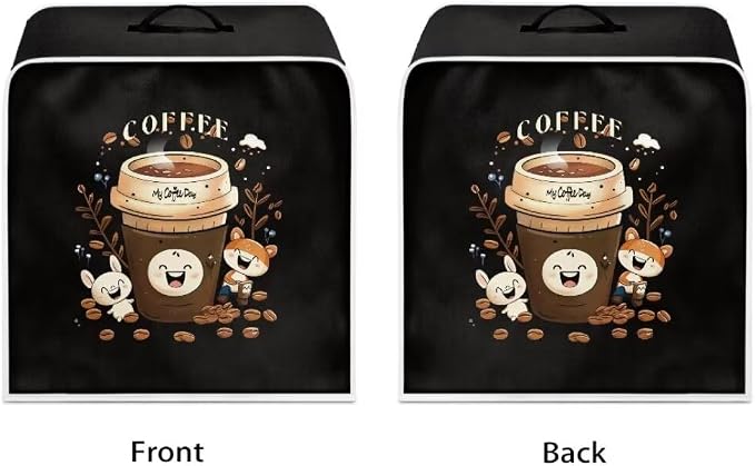 Mumeson Coffee Cup Coffee Maker Cover Blender Dust Cover, Coffee Machine - Image 2