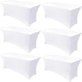 Obstal 6 Pack Stretch Spandex Table Covers by Obstal