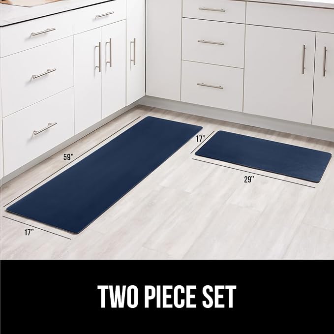 GORILLA GRIP 2 Pack Comfortable Cushioned Kitchen Mats - Image 6