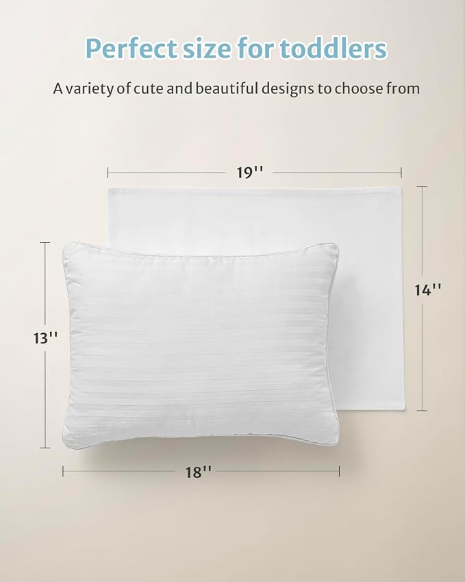 Babebay Toddler Pillow, 13X18 Soft Toddler Pillows - Image 6