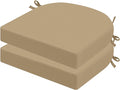 idee-home Outdoor Chair Cushions Set of 2, Thick 17" x 17" x 3" Patio Chair by idee-home
