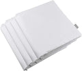 Thmyo 4-Pack 100% Cotton Comfortable Solid Decorative Throw Pillow Case Square by Thmyo