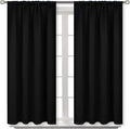 BGment Rod Pocket Blackout Curtains 48 Inch Length by BGment