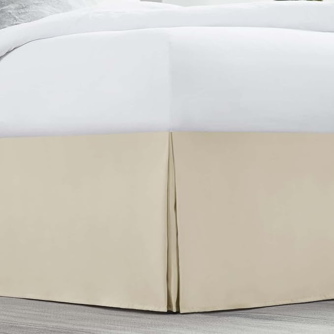 Nestl Cream Bed Skirt Queen Size - Image 2