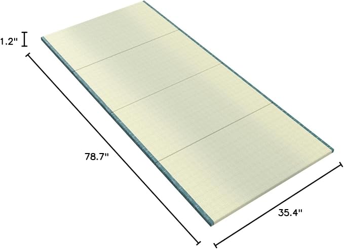 MustMat Tatami Futon Mattress Foldable Tatami Mat Twin Japanese Floor Mattress - Image 2