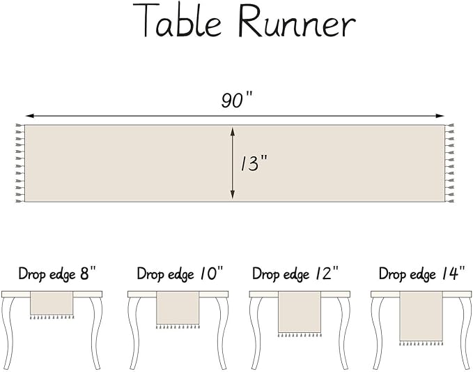 Farmhouse Table Runner, Rustic Cutout Table Runners - Image 3