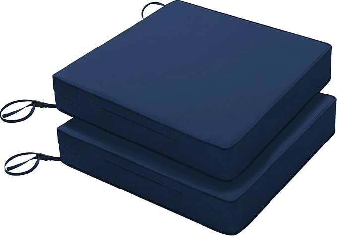 Favoyard Patio Chair Cushions 24 x 24 x 4 Inch Waterproof Outdoor Seat Cushions - Image 8