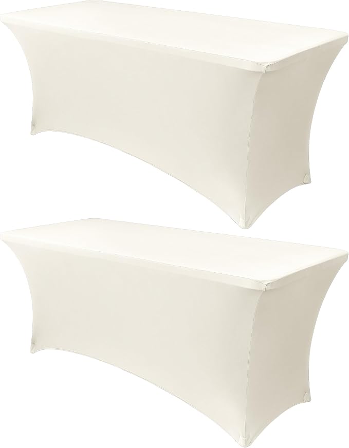 Obstal 8Ft Stretch Spandex Table Cover by Obstal