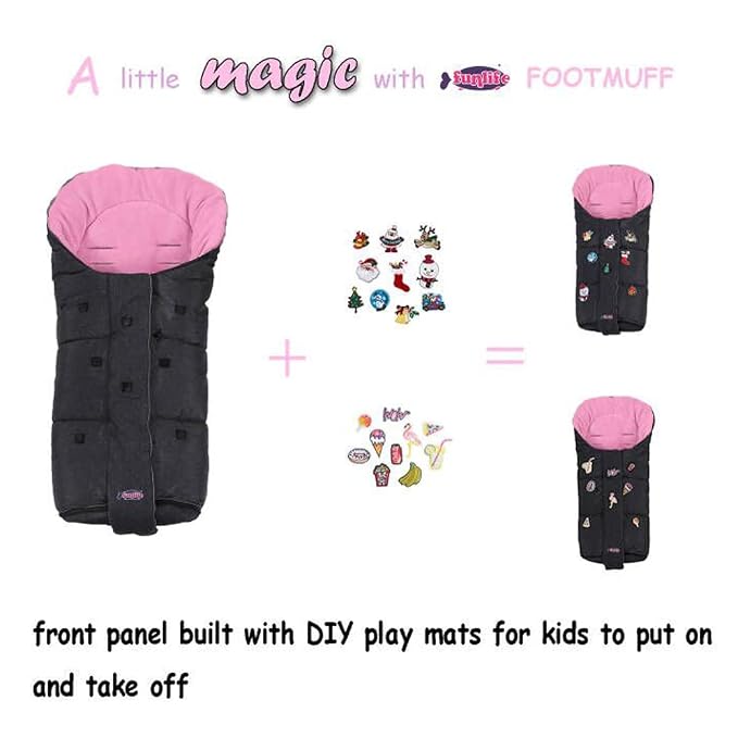 Waterproof Anti-freeze Winter Universal Stroller Footmuff, Ultra Soft Width - Image 2