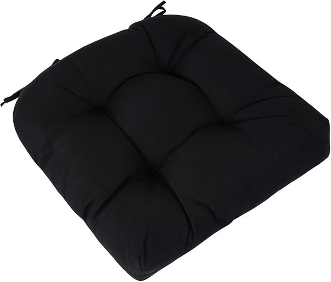 Outdoor Chair Cushions 19 x19 Inch, Water Resistant Tufted Seat Cushions 19" - Image 6