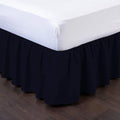 Ruffled Bed Skirt 12 Inch Drop Dust Ruffle by Unknown