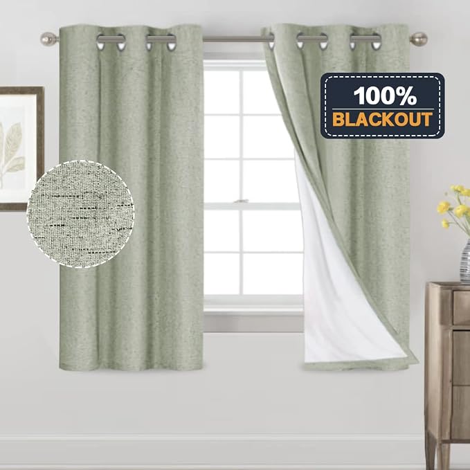 PrinceDeco 100% Blackout Curtains - Image 6
